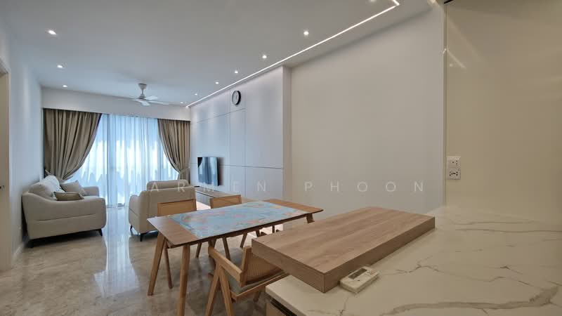 Service Residence for Rent at TRX Residences - Carmen Phoon - Living Room - PropertyGuru.com.my