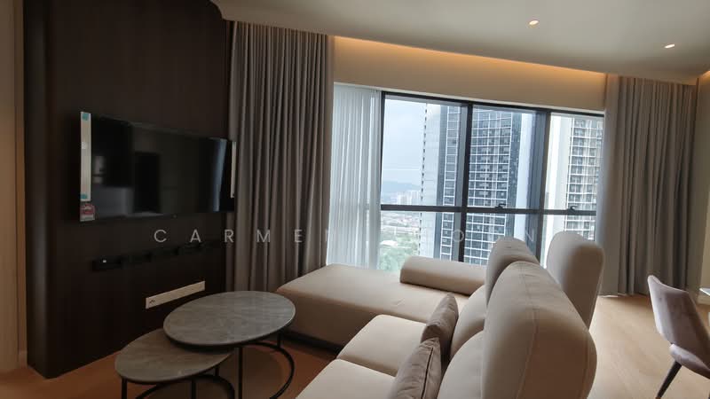 Service Residence for Rent at TRX Residences - Carmen Phoon - Living Room - PropertyGuru.com.my