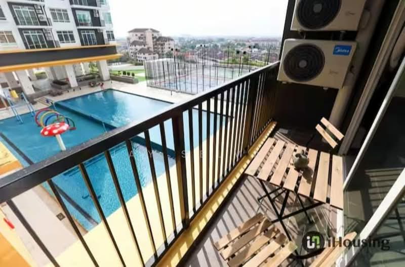 Service Residence for Sale at Novo 8 Residence - Jay Selvam - Balcony - PropertyGuru.com.my