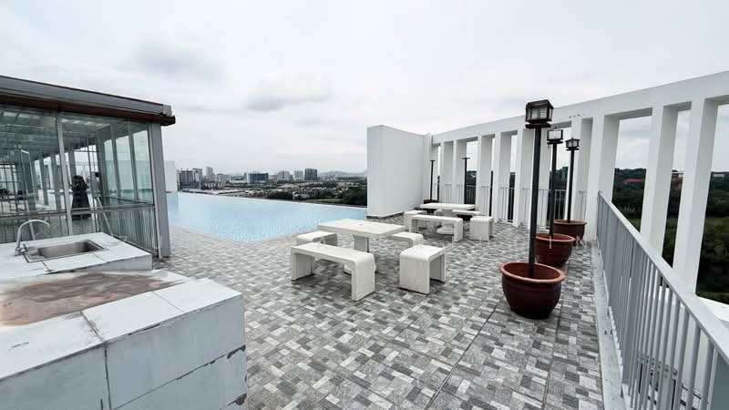 Service Residence for Rent at Suria Jelutong - Zuraina Rajudin - Pool - PropertyGuru.com.my