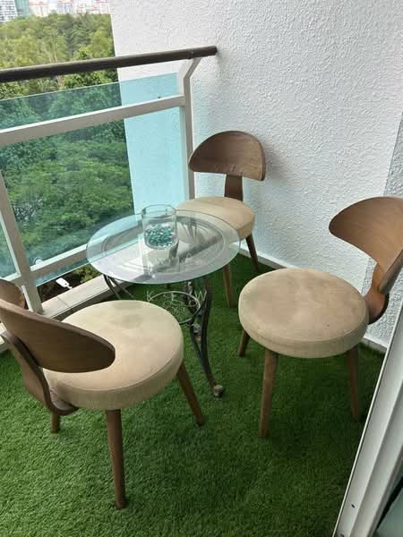 Service Residence for Rent at Oasis Ara Damansara - Kew . - Balcony - PropertyGuru.com.my