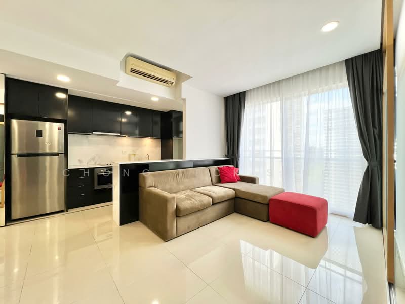 Service Residence for Rent at Verve Suites - Chong Teck Seng - Living Room - PropertyGuru.com.my