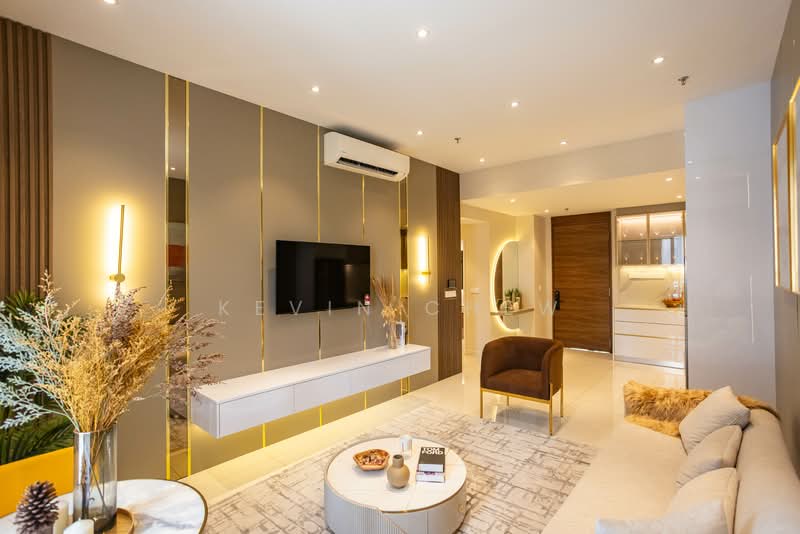 Servis Apartment untuk Dijual di Golden Crown Residence - Kevin Chew - Living Room - PropertyGuru.com.my