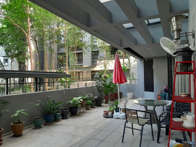 Service Residence for Sale at G Residence - Levinika . - Balcony - PropertyGuru.com.my