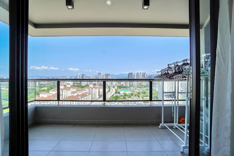 Service Residence for Sale at G Residence - M.J Zairin - Balcony - PropertyGuru.com.my