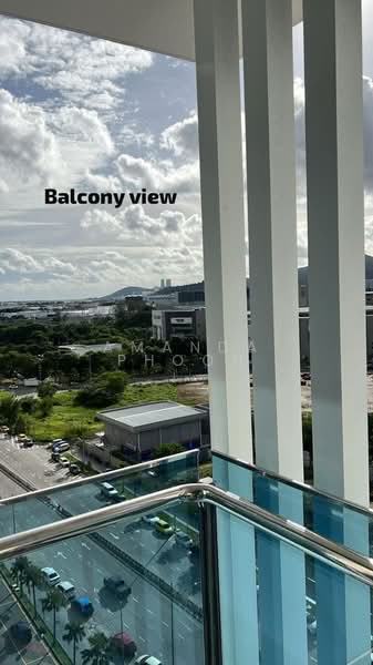 Queens Residences Q2 @ Queens Waterfront untuk Untuk Disewa - RM 3,000 /bulan, Apr 2026 - Balcony - PropertyGuru.com.my