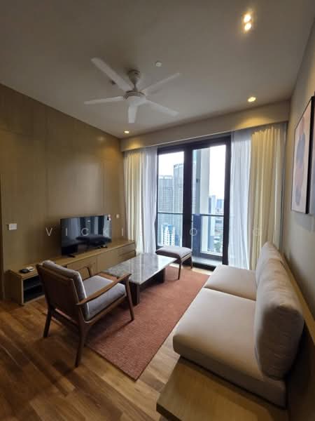 Service Residence for Rent at The Conlay - Vickie Foong - Living Room - PropertyGuru.com.my