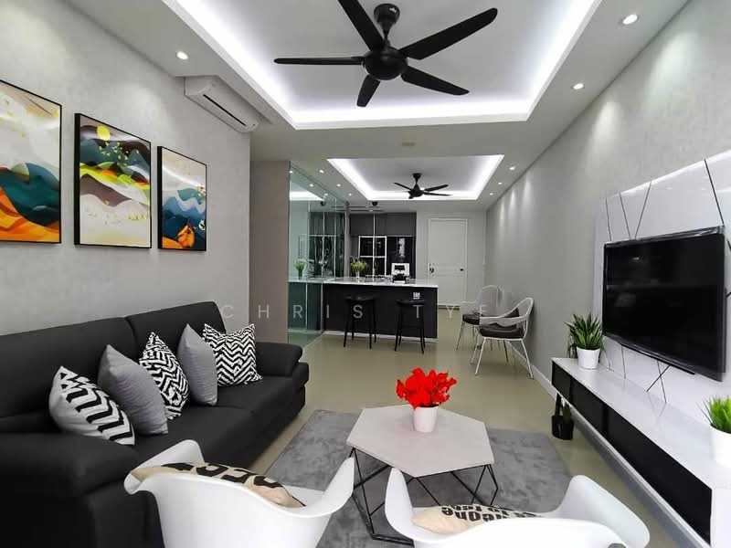 Service Residence for Rent at United Point (Residensi Berpadu) - Chris Tye - Living Room - PropertyGuru.com.my