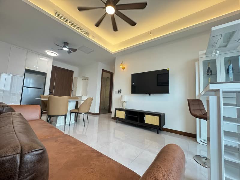 Service Residence for Rent at Core Residence @ TRX - Yi Lin - Living Room - PropertyGuru.com.my