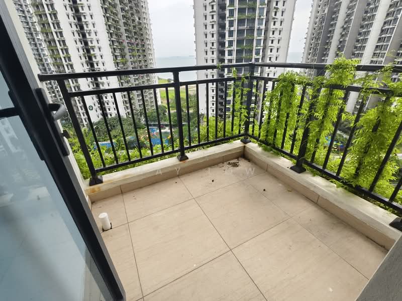 Ataraxia Park @ Forest City untuk Untuk Disewa - RM 1,500 /bulan, Feb 2026 - Balcony - PropertyGuru.com.my