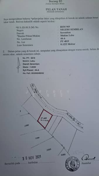 Agricultural Land for Sale in Labu (Negeri Sembilan) - Jeffrey Zuree - PropertyGuru.com.my