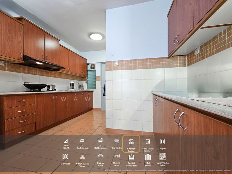 Condominium for Rent at Perdana Exclusive - Wawa Leong - Kitchen - PropertyGuru.com.my