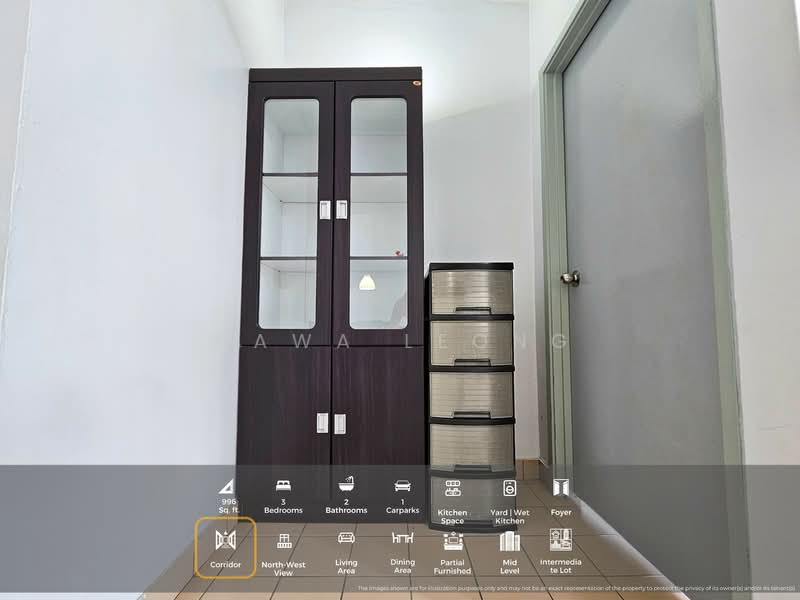 Condominium for Rent at Perdana Exclusive - Wawa Leong - Corridor - PropertyGuru.com.my