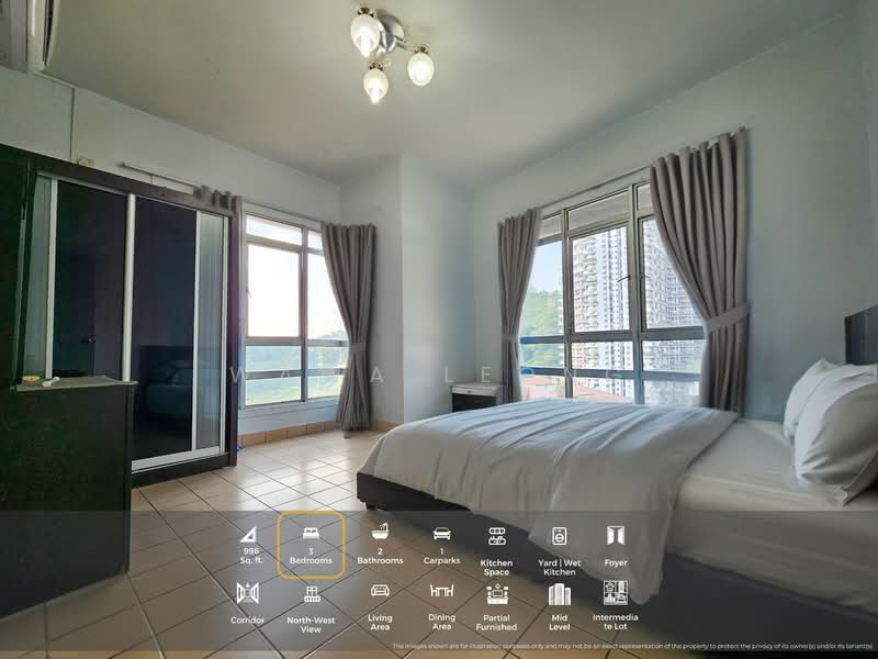 Condominium for Rent at Perdana Exclusive - Wawa Leong - Bedroom - PropertyGuru.com.my