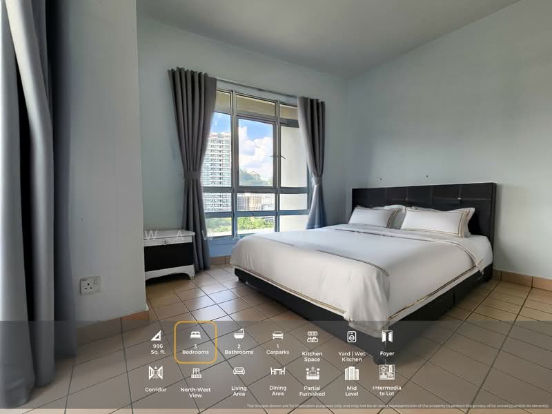 Condominium for Rent at Perdana Exclusive - Wawa Leong - Bedroom - PropertyGuru.com.my