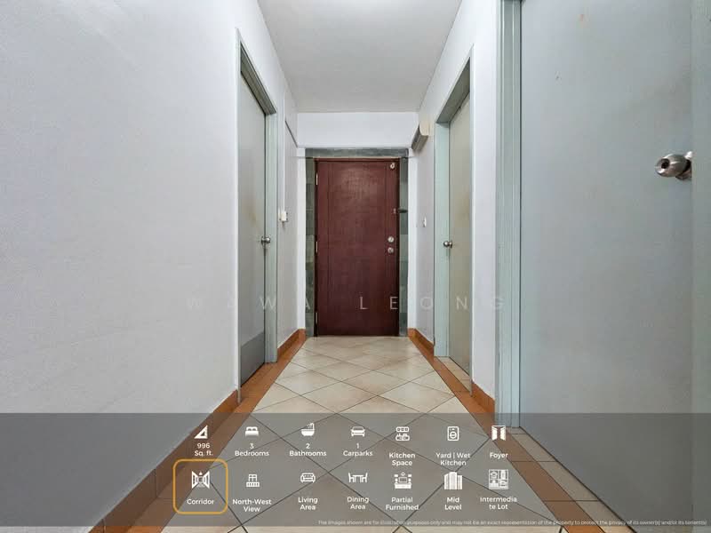 Condominium for Rent at Perdana Exclusive - Wawa Leong - Corridor - PropertyGuru.com.my