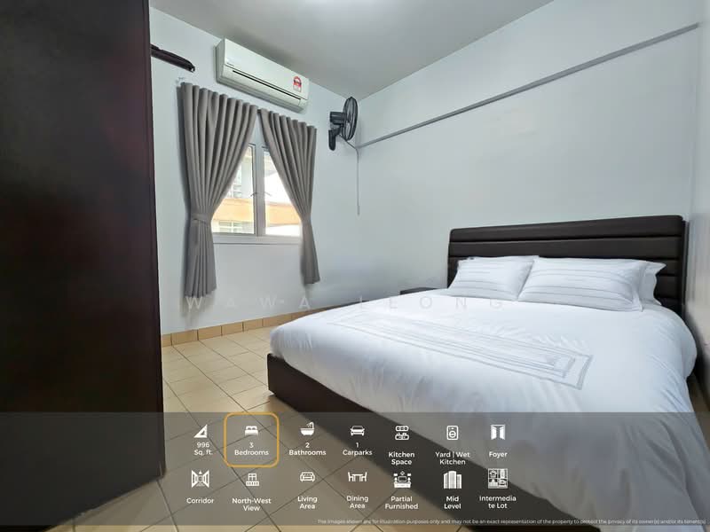 Condominium for Rent at Perdana Exclusive - Wawa Leong - Bedroom - PropertyGuru.com.my