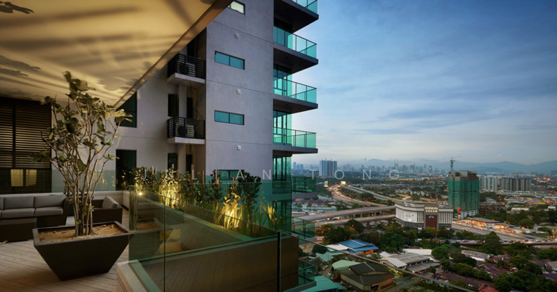 Service Residence for Sale at The Leafz @ Dedaun - Julian Tong - Balcony - PropertyGuru.com.my