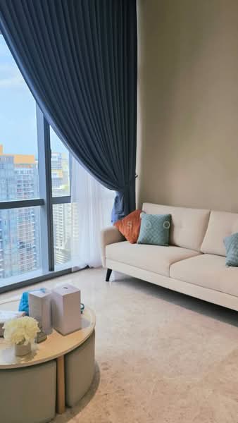 Service Residence for Rent at SO Sofitel Kuala Lumpur Residences - May Soo - Living Room - PropertyGuru.com.my