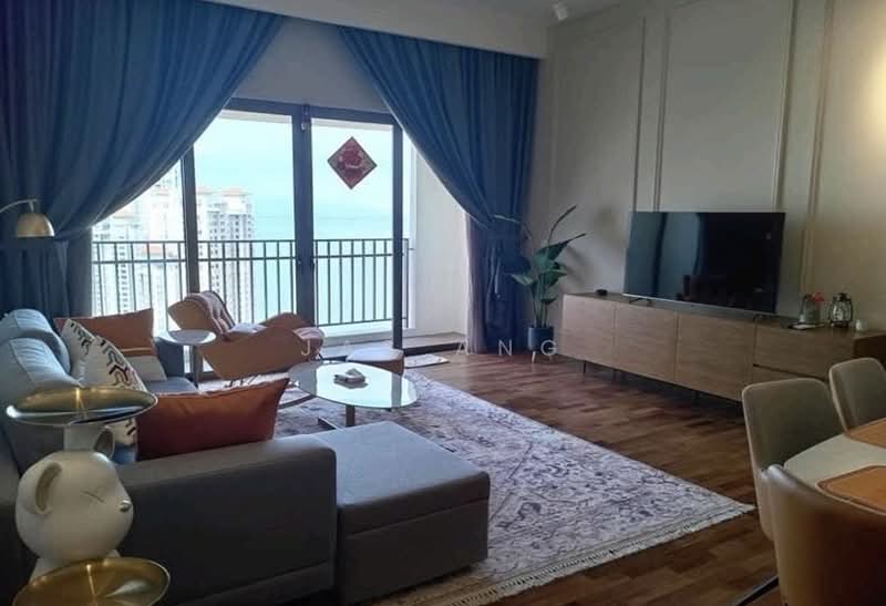 Service Residence for Rent at Straits Residences - Jas Ang - Living Room - PropertyGuru.com.my