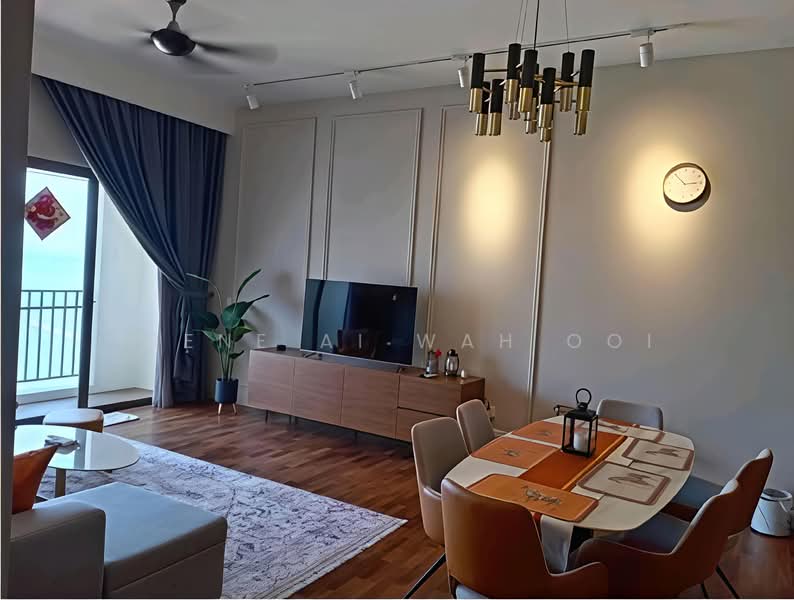 Service Residence for Rent at Straits Residences - Irene Ai Wah Ooi - Living Room - PropertyGuru.com.my