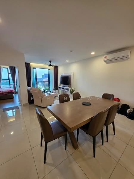 Service Residence for Sale at AraTre' Residences - Ethan Swe - Living Room - PropertyGuru.com.my