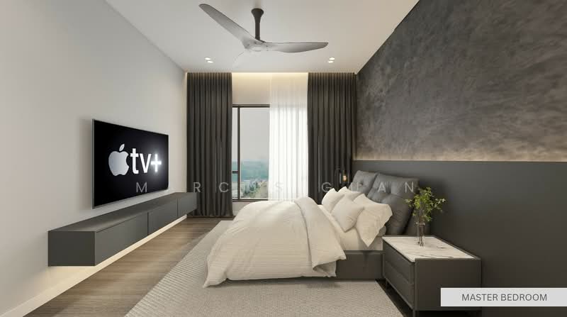 Kondominium untuk Disewa di Aetas Damansara - Marcus Guan - Master Bedroom - PropertyGuru.com.my