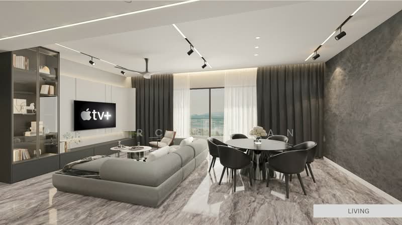 Kondominium untuk Disewa di Aetas Damansara - Marcus Guan - Living Room - PropertyGuru.com.my