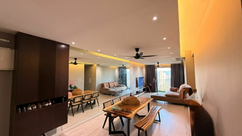 Service Residence for Rent at Sky Meridien - Bee Suan - Living Room - PropertyGuru.com.my