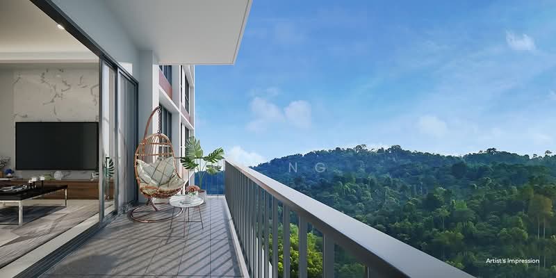 Service Residence for Sale at Sunway D'hill Residences - CH Ng - Balcony - PropertyGuru.com.my