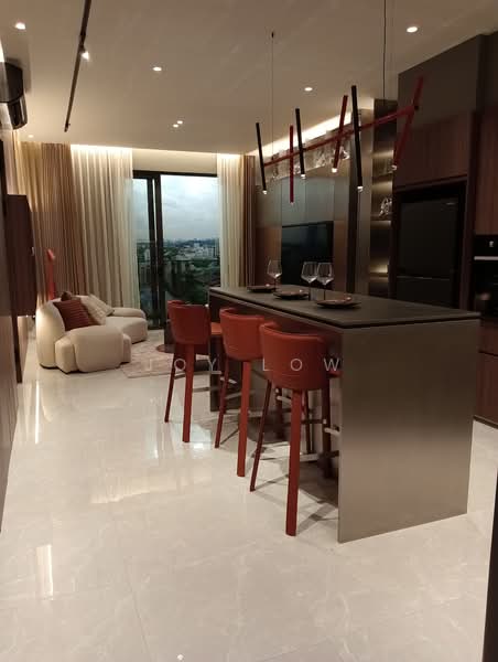Servis Apartment untuk Dijual di Khaya Residences - Joy Low - Living Room - PropertyGuru.com.my