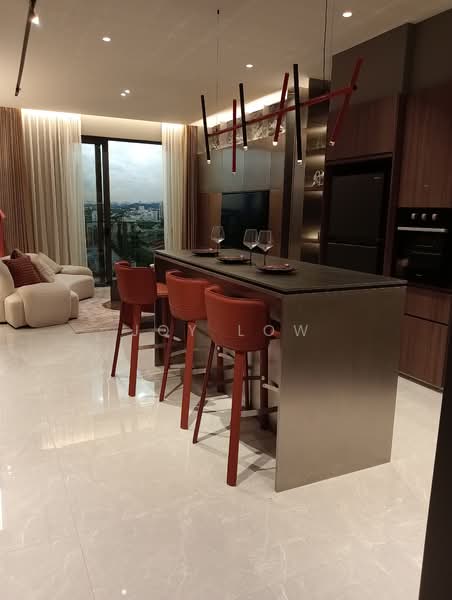 Service Residence for Sale at Khaya Residences - Joy Low - Living Room - PropertyGuru.com.my
