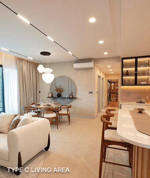 Condominium for Sale at Oaka Residences - Kevin Chew - Living Room - PropertyGuru.com.my