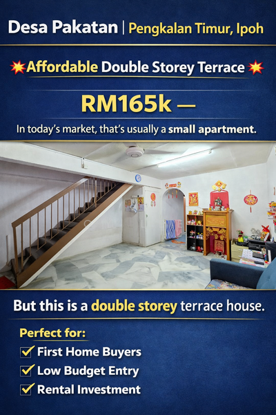 2-storey Terraced House for Sale in Desa Pakatan (Ipoh) - CY Lee - Living Room - PropertyGuru.com.my