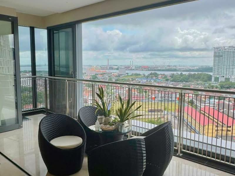 The Astaka @ 1 Bukit Senyum untuk Untuk Disewa - RM 9,500 /bulan, Mac 2026 - Balcony - PropertyGuru.com.my