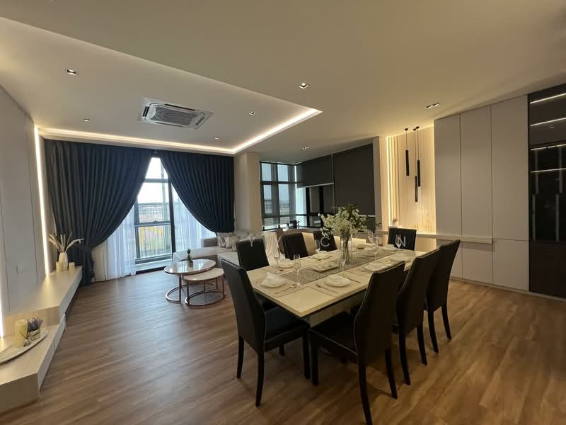 Service Residence for Sale at The Corliss Residence @ The NorthBank - Jimmyy Chin - Living Room - PropertyGuru.com.my