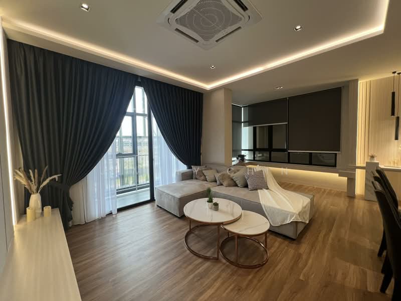 Service Residence for Sale at The Corliss Residence @ The NorthBank - Jimmyy Chin - Living Room - PropertyGuru.com.my