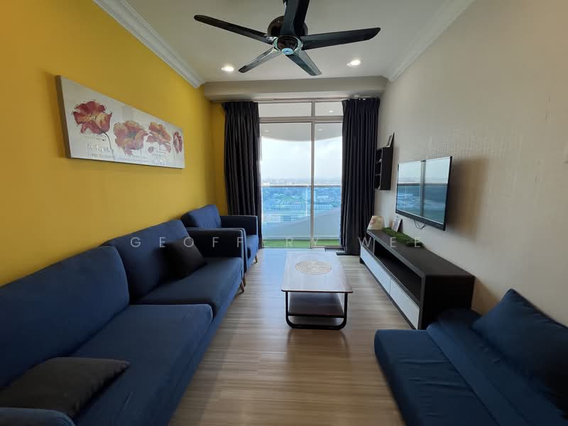 Service Residence for Rent at The Wave Residence - Geoffery Wee - Living Room - PropertyGuru.com.my