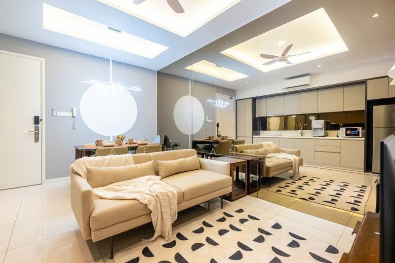 Service Residence for Rent at Dorsett Residences Sri Hartamas - Saiful Anuar - Living Room - PropertyGuru.com.my