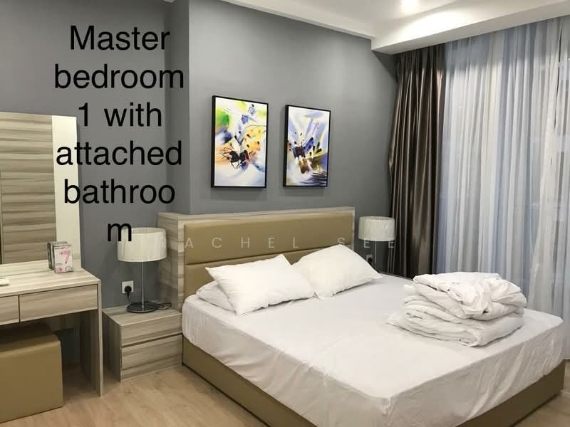 Service Residence for Rent at Encorp Marina - Rachel See - Master Bedroom - PropertyGuru.com.my
