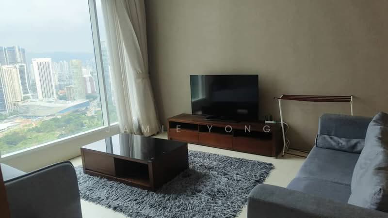 Soho Suites Serviced Residence @ KLCC untuk Untuk Disewa - RM 3,500 /bulan, Feb 2026 - Living Room - PropertyGuru.com.my
