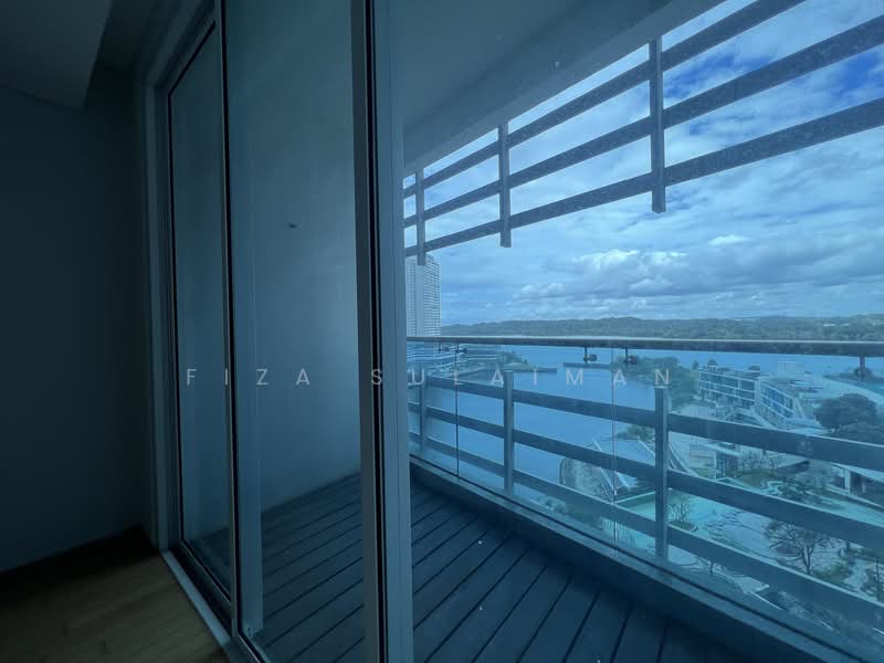Service Residence for Rent at PineTree Marina Resort - Fiza Sulaiman - Balcony - PropertyGuru.com.my