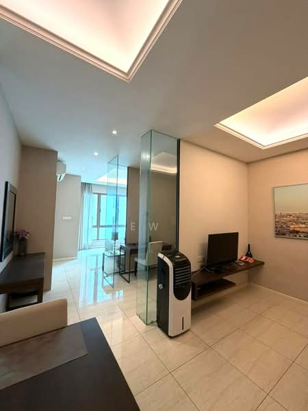Service Residence for Rent at Dorsett Residences Sri Hartamas - Kew . - Living Room - PropertyGuru.com.my