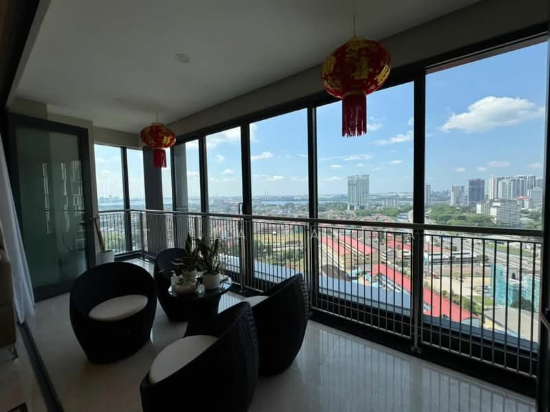 Service Residence for Rent at The Astaka @ 1 Bukit Senyum - Stella Narita - Balcony - PropertyGuru.com.my