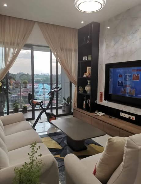 Amberside @ Country Garden Danga Bay untuk Untuk Disewa - RM 3,200 /bulan, Mac 2026 - Living Room - PropertyGuru.com.my