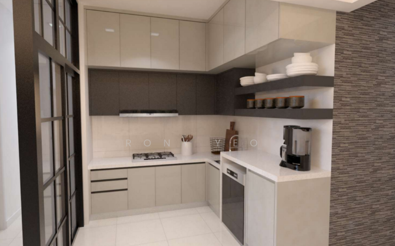 Service Residence for Sale at Serviced Residence @ Fera Residence @ The Quartz WM - Rony Yeo - Kitchen - PropertyGuru.com.my