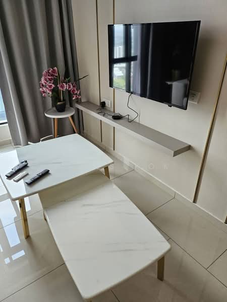 Servis Apartment untuk Disewa di Hill10 Residence @ i-City - James Kok - Living Room - PropertyGuru.com.my