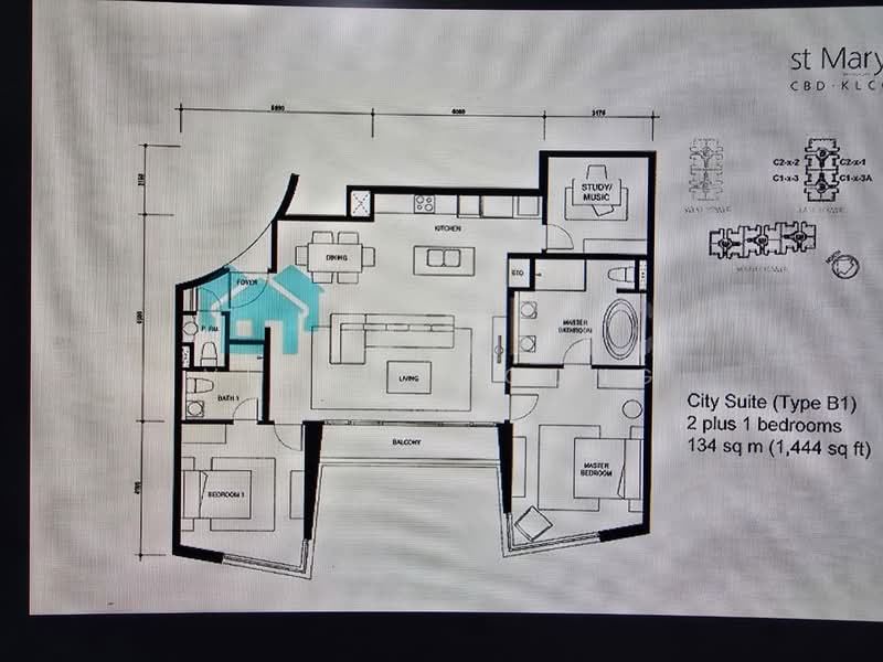 Kediaman Servis untuk Disewa di St Mary Residences - Vickie Foong - PropertyGuru.com.my