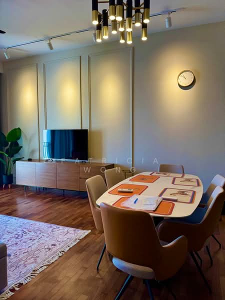 Service Residence for Rent at Straits Residences - Patricia Wong - Living Room - PropertyGuru.com.my