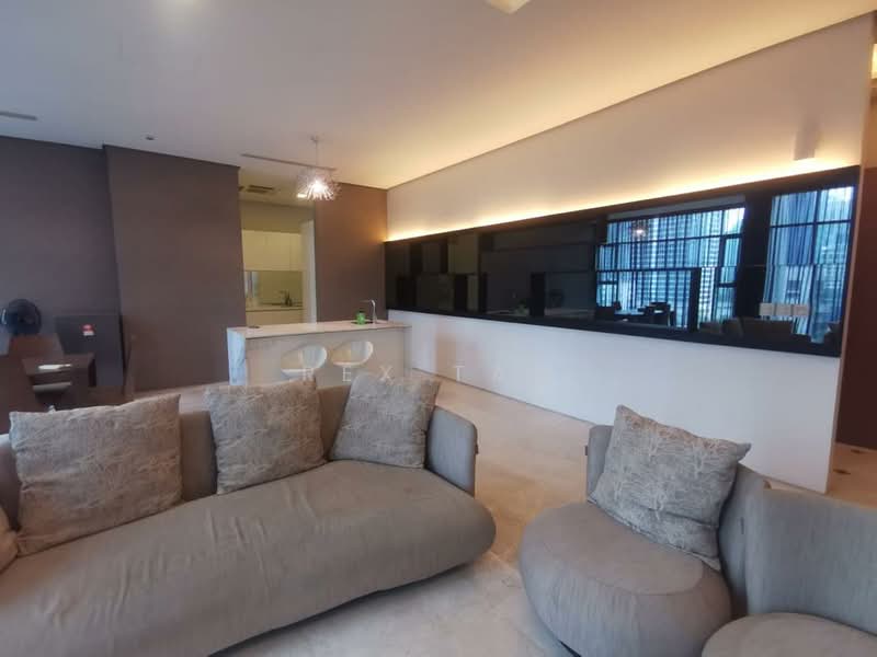Quadro Residences untuk Untuk Disewa - RM 7,500 /bulan, Feb 2026 - Living Room - PropertyGuru.com.my